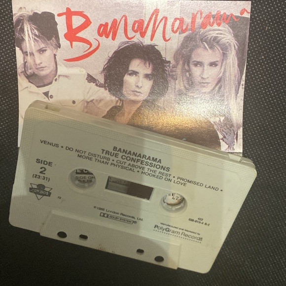 Vintage classic 80’s cassette tapes- Bananarama Collections - set of 3 - Picture 7 of 11